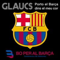 Glaucs, Porto el Barça dins el meu cor, Bo per al Barça, #BoPerAlBarça, Jofre Bardagí, Àlex Rexach, José Luís Vadillo, Àngel Valentí